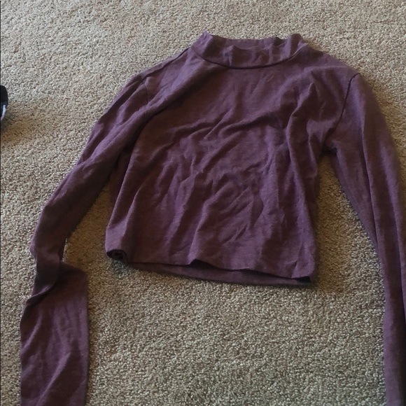 Long sleeve CROPPED top - Picture 1 of 3